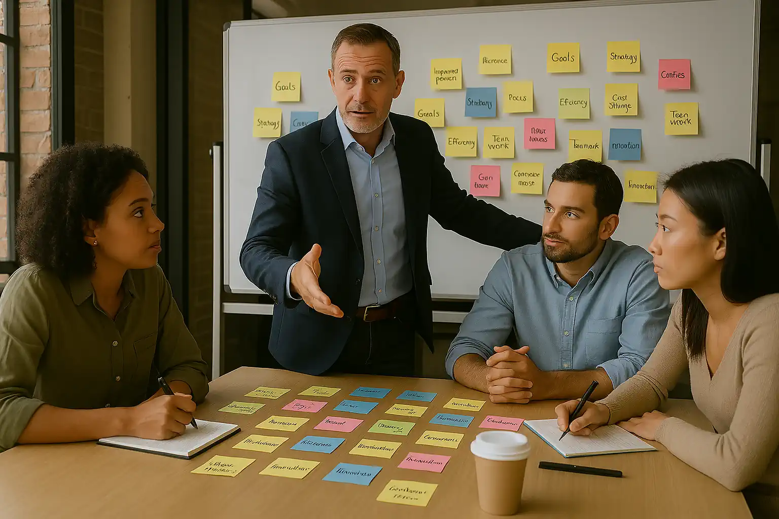 Turnaround Manager at Brainstorming Session